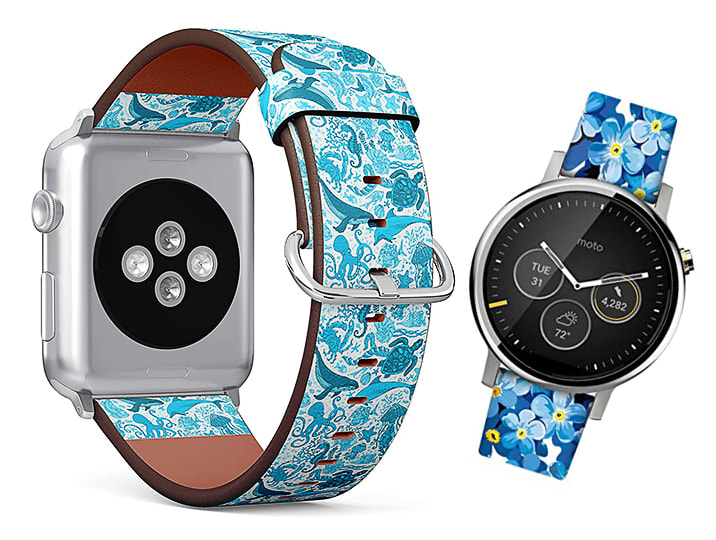 Personalize your i watch strap - leather printing in malaysia singapore 