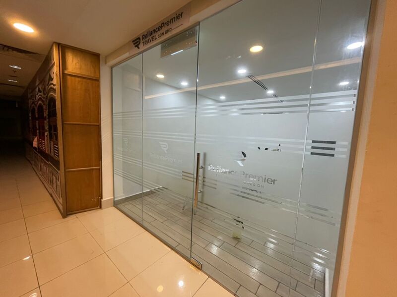 office glass frosted cut out malaysia kl supply & installation