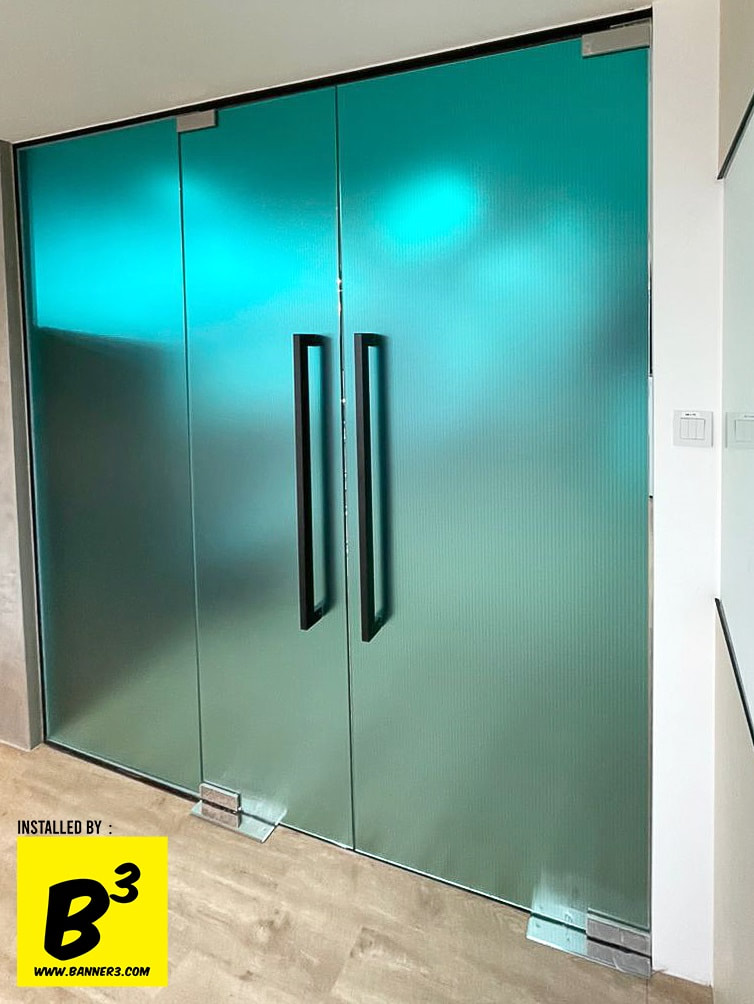 Color Gradient Glass Sticker Ribbed Glass Sticker Malaysia KL