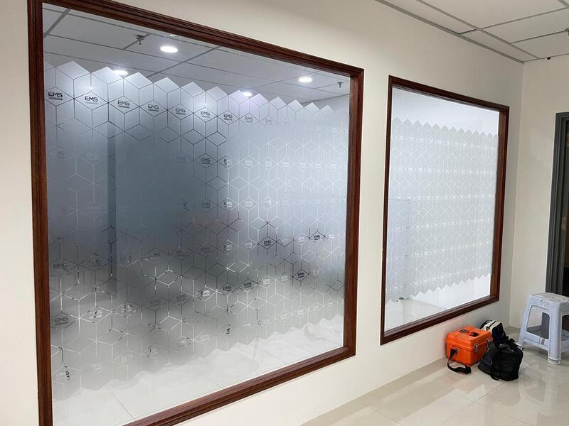 Frosted Effect Custom Print Frosted Glass Sticker Malaysia KL